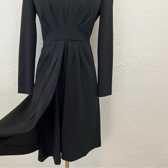 Brooks Brothers Black Dress Pleated 2 - Picture 3 of 11